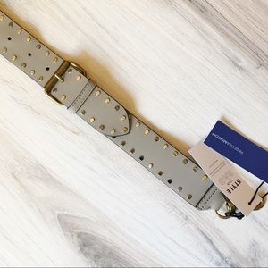 Rebecca Minkoff studded leather “guitar strap”
